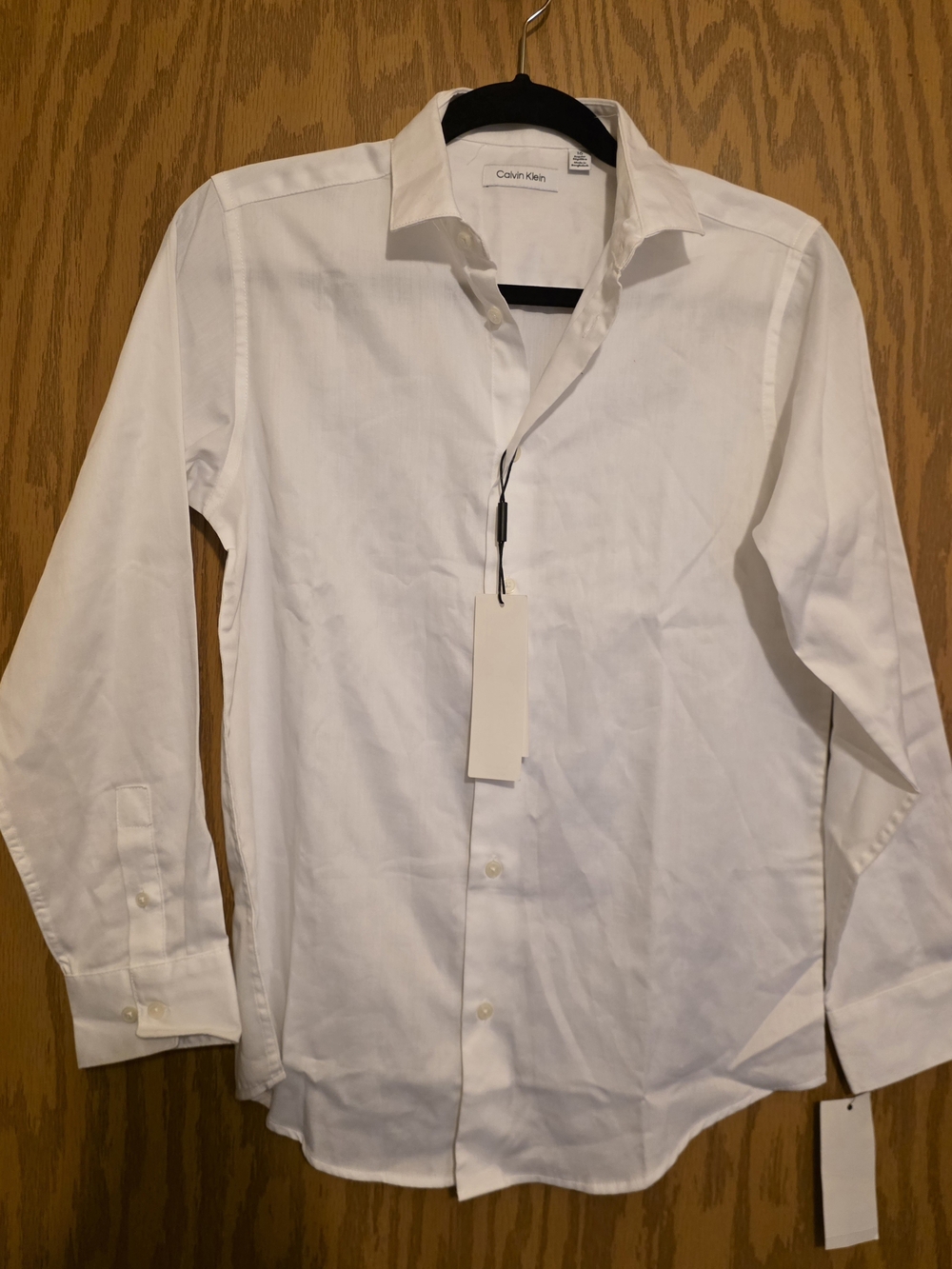 Calvin Klein White Men's Button-Up Dress Shirt